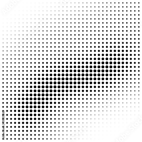 Abstract halftone wave gradient background element