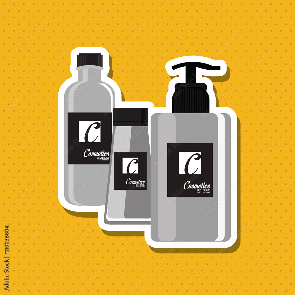 Make up design. cosmetic icon. skin care concept, vector illustration Make up design. cosmetic icon. skin care concept, vector illustration