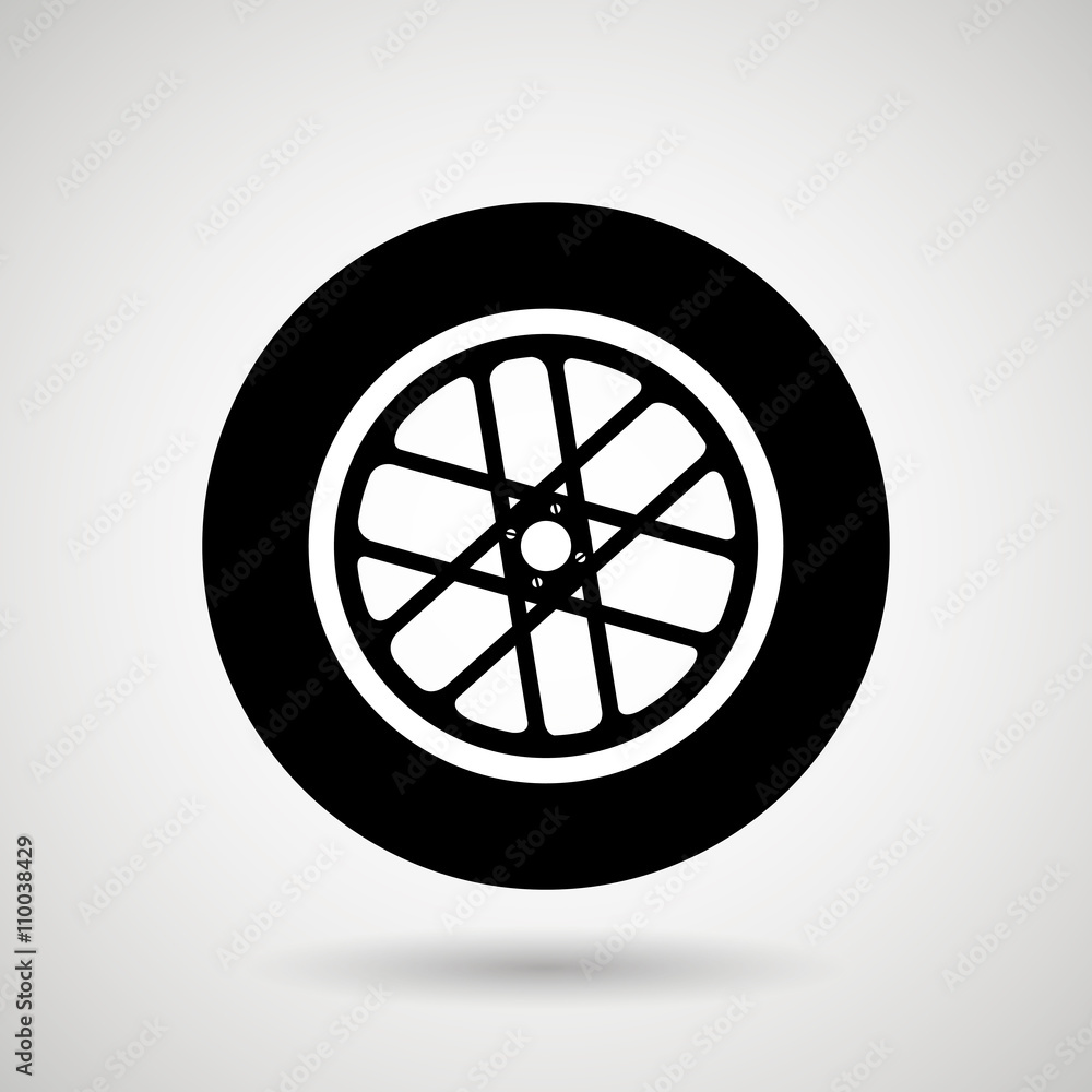Obraz premium car tires design 