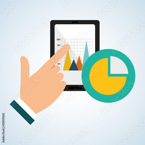 Infographic design. data icon.  business concept. , vector illustration