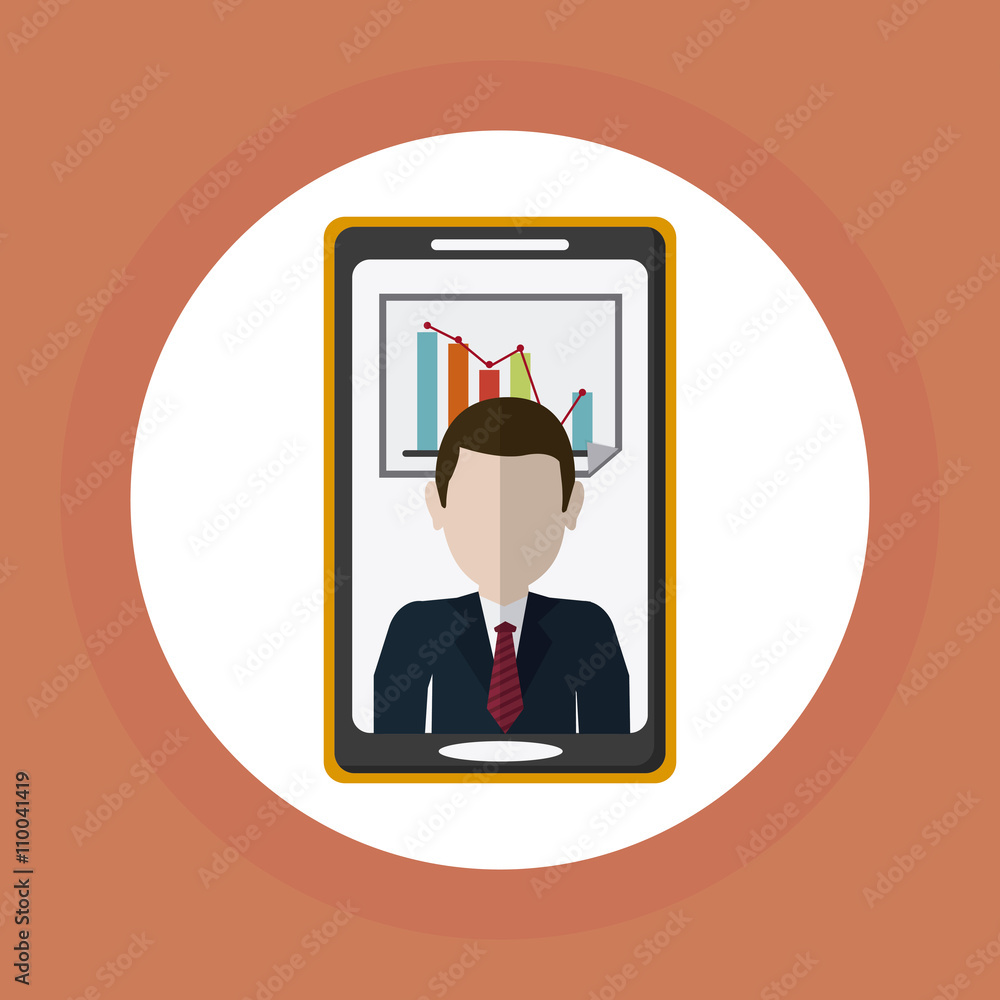 Business concept. smartphone icon. communication concept Business concept. smartphone icon. communication concept