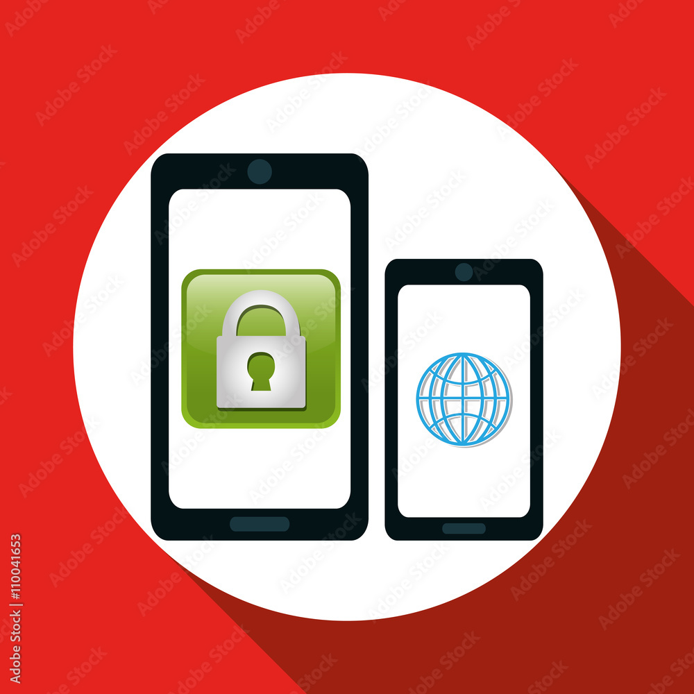 Technology design. social media icon. smartphone concept Technology design. social media icon. smartphone concept