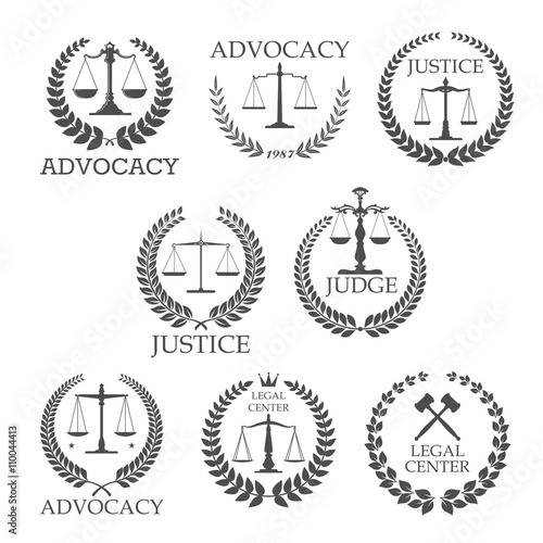 Lawyer office and law firm design templates