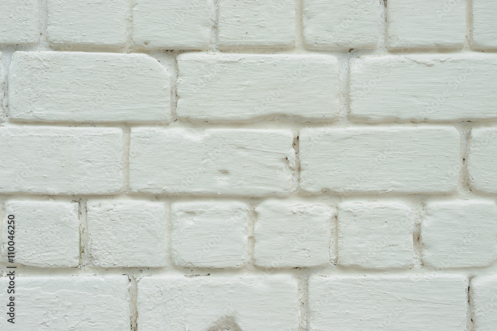 Fototapeta premium Brick texture with scratches and cracks