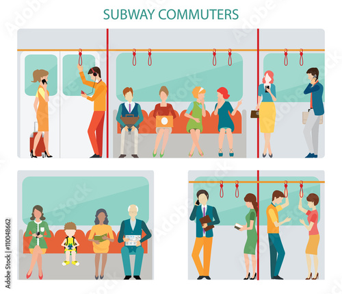 Commuters subway design.