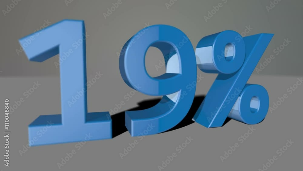 Blue growing 3D numbers, counting up to 78% including luma matte Blue growing 3D numbers, counting up to 78% including luma matte