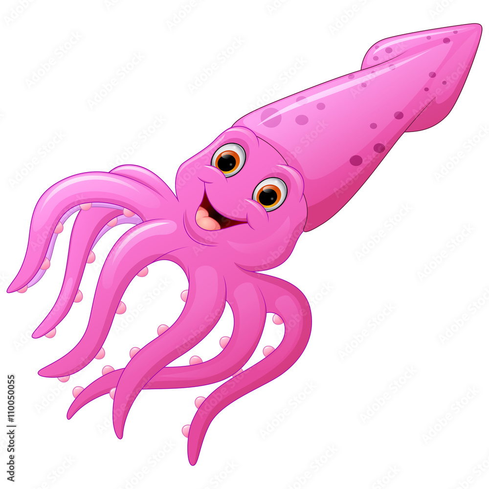Illustration of cute octopus