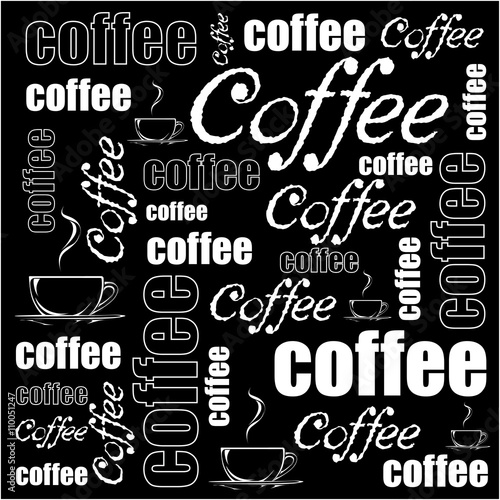 Vector coffee background