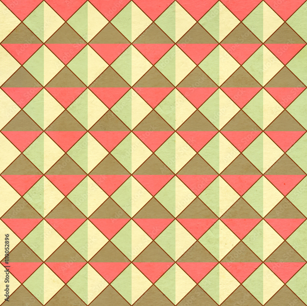Seamless texture of the old paper with retro geometric ornamenta Seamless texture of the old paper with retro geometric ornamenta
