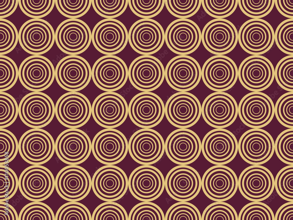 Seamless pattern with circles. Modern stylish texture. Vector illustration.