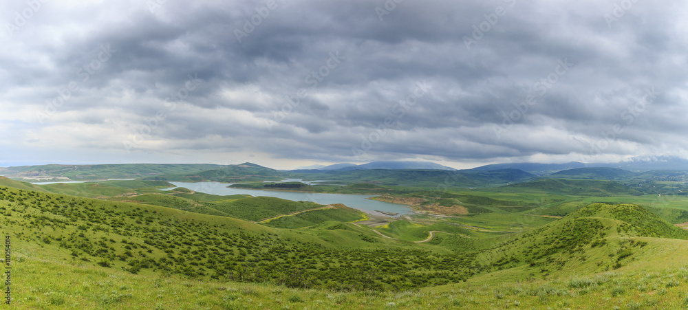 View Reservoir Tahtakerpyu.Shabran.Azerbaijan View Reservoir Tahtakerpyu.Shabran.Azerbaijan