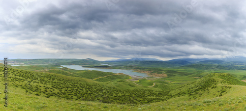 View Reservoir Tahtakerpyu.Shabran.Azerbaijan photo