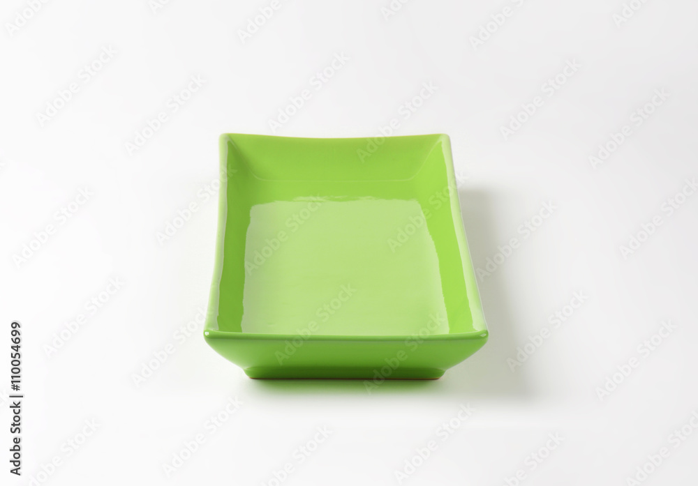 Rectangle green ceramic platter Rectangle green ceramic platter