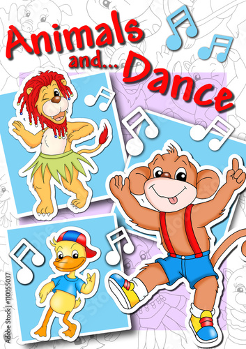 copertina  animali ballerini 
