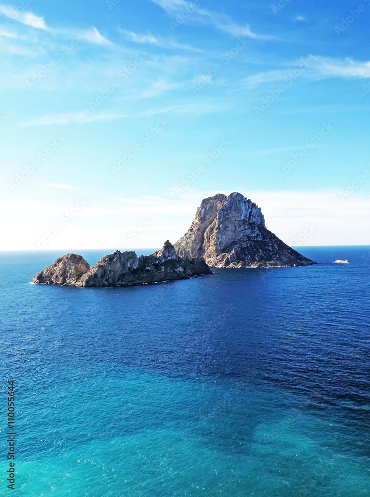 Magic rock of Ibiza. Es Vedra and es vedranell Magic rock of Ibiza. Es Vedra and es vedranell