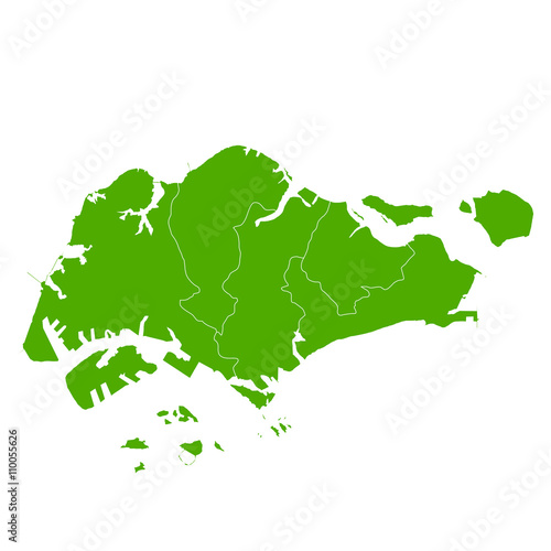 シンガポール　地図　国　アイコン