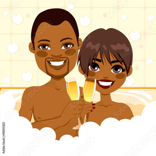 African American Couple Rel...