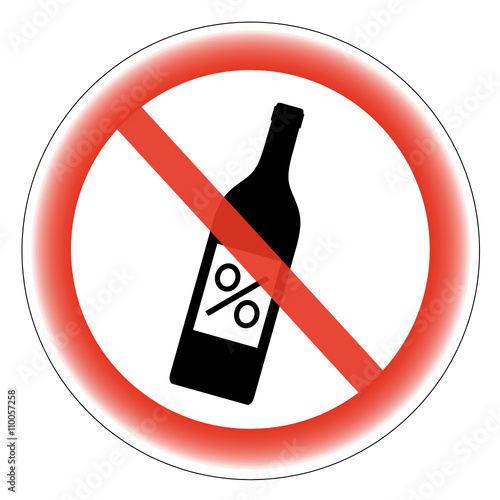 znak zakaz spożywania alkoholu