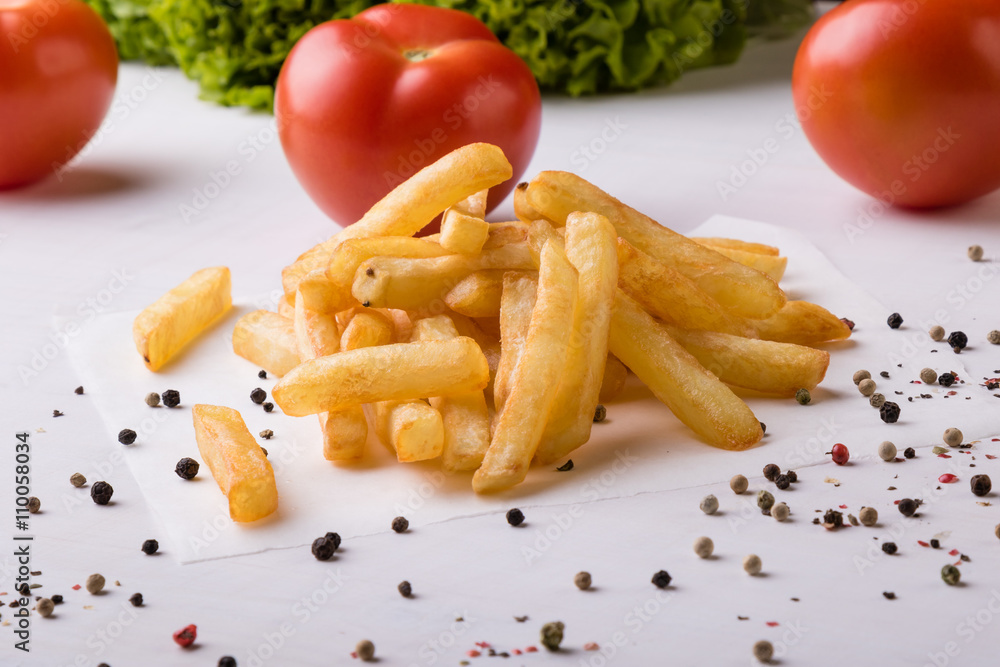 fries with seasoning fries with seasoning