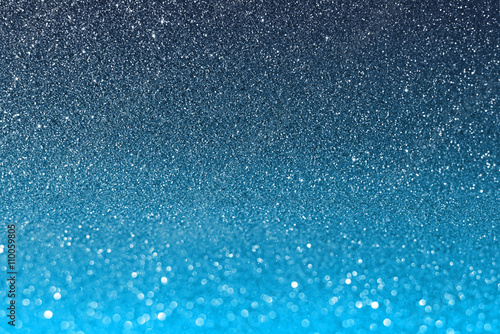 blue glitter bokeh texture abstract background