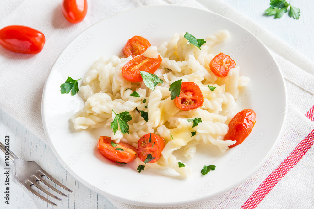 Italian pasta with tomatoes