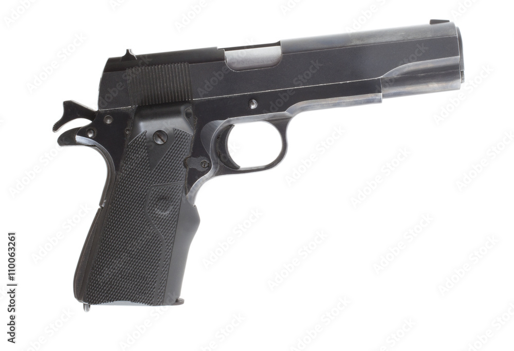 Isolated pistol Isolated pistol