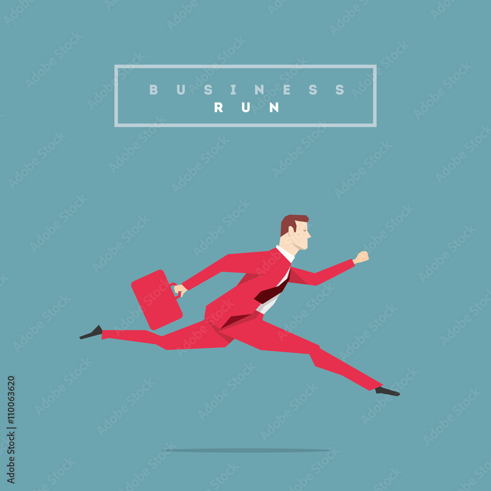 Red Suit Businessman Pose Red Suit Businessman Pose
