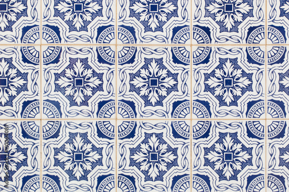 Old Portuguese tile pattern