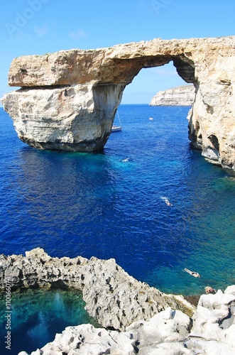 The Azure Window and the Blue Hole in Gozo.