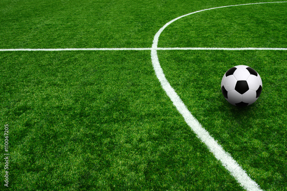 Soccer on the stadium Soccer on the stadium