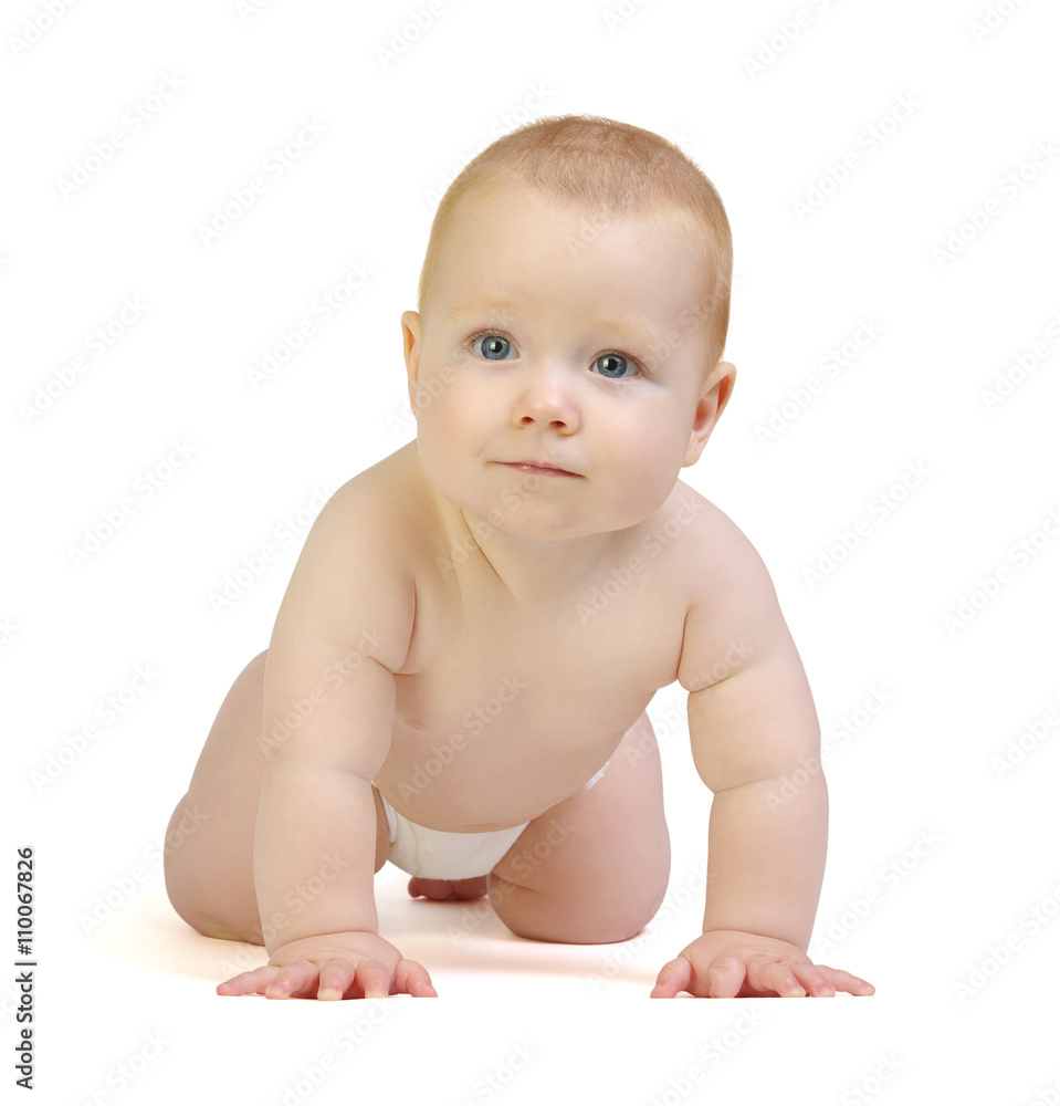 baby isolated on white background baby isolated on white background