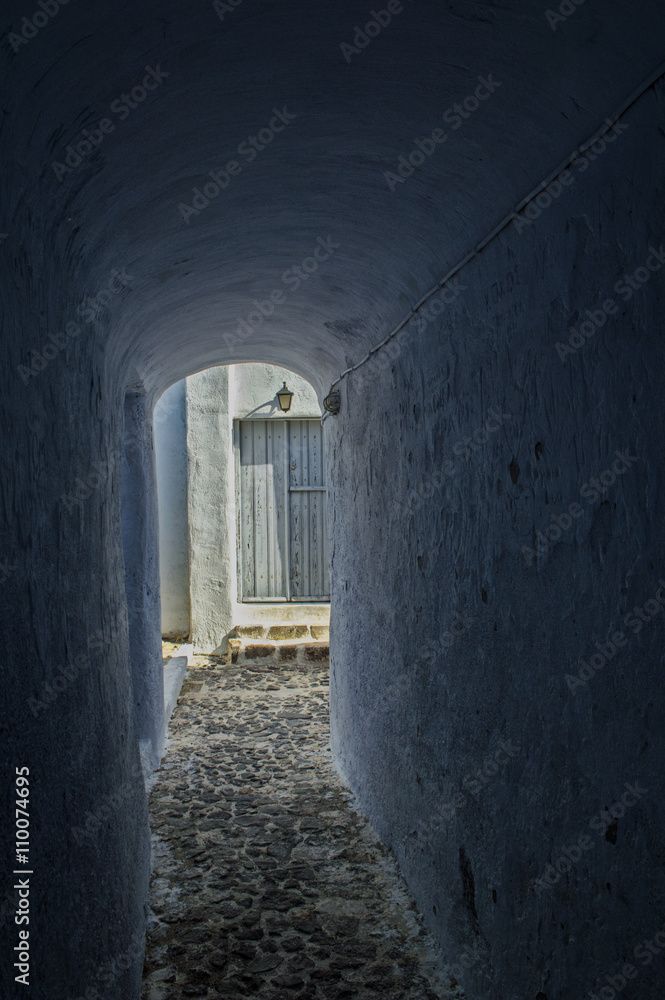 Obraz premium Casco antiguo de Chora en Naxos, Grecia