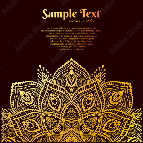 Mandala vector illustration.