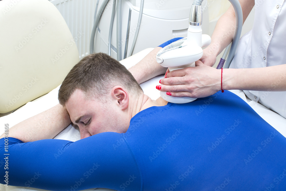 male is in the process at the clinic lipomassage male is in the process at the clinic lipomassage
