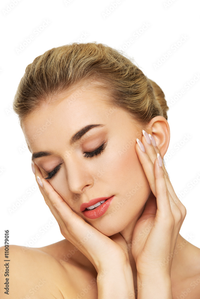 Young beautiful spa woman. Young beautiful spa woman.