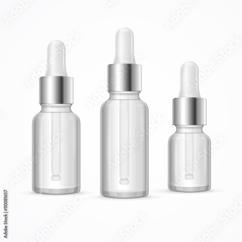 Essential Oil and Collagen Package Set. Vector