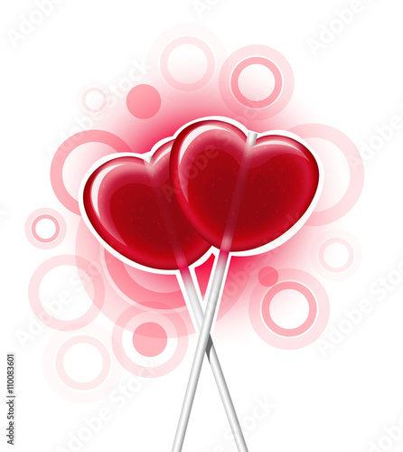 lollypop hearts