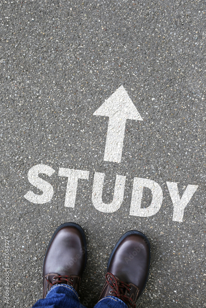 Fototapeta premium Study student studying studies education university decision