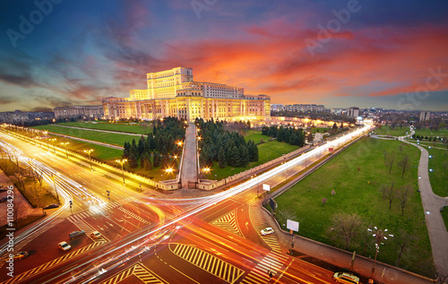 Bucharest Aerial View photo