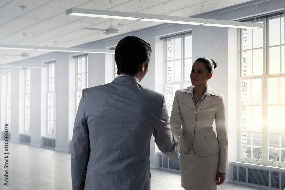Business partners handshake Business partners handshake
