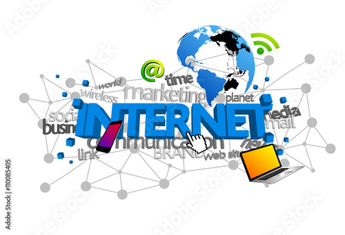 internet, scritta, composizione