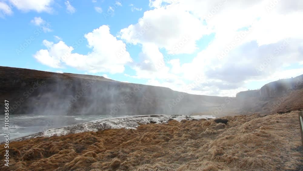 Gullfoss waterfall in southern Iceland Gullfoss waterfall in southern Iceland