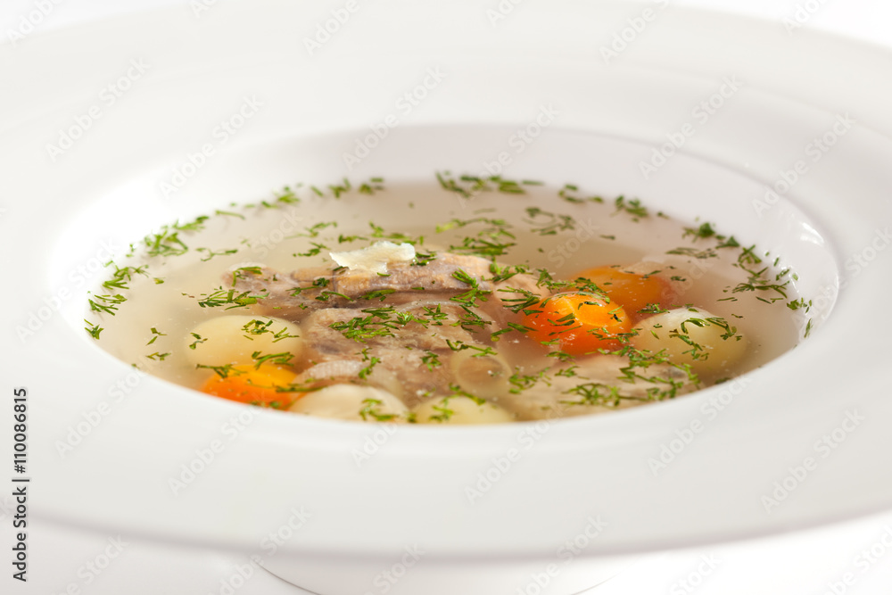 Fish and Vegetales Soup
