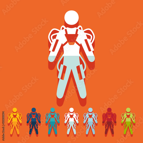 Flat design: exoskeleton