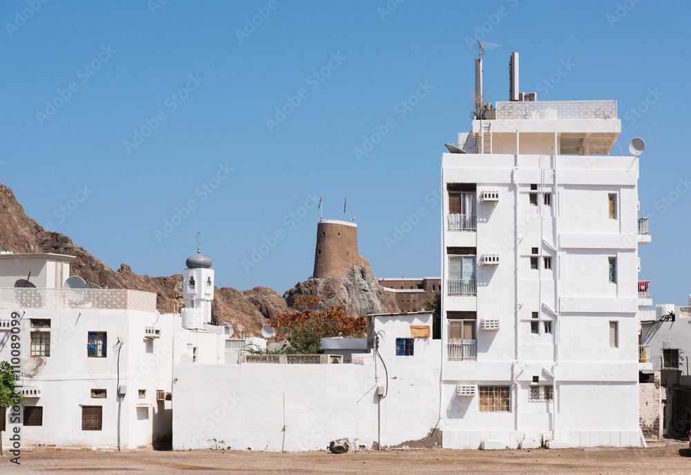 Residential area in Muscat, Oman