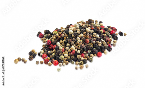 Pepper seeds heap isolated