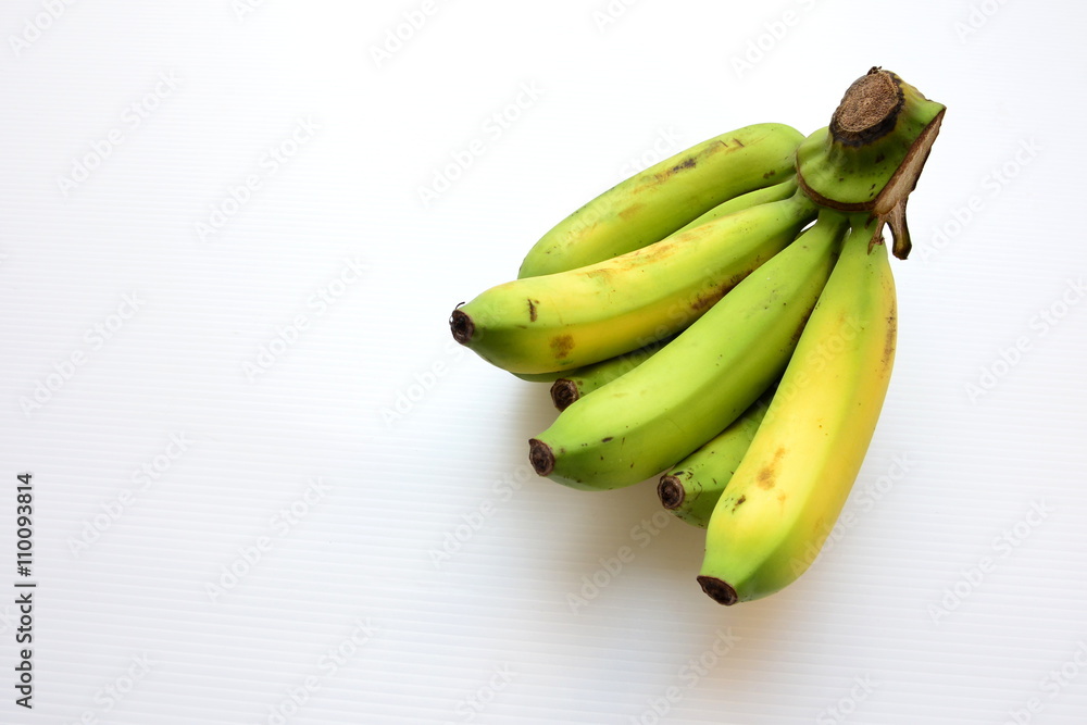 semi ripe bananas