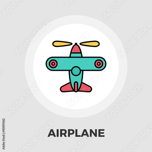 Airplane Flat Icon