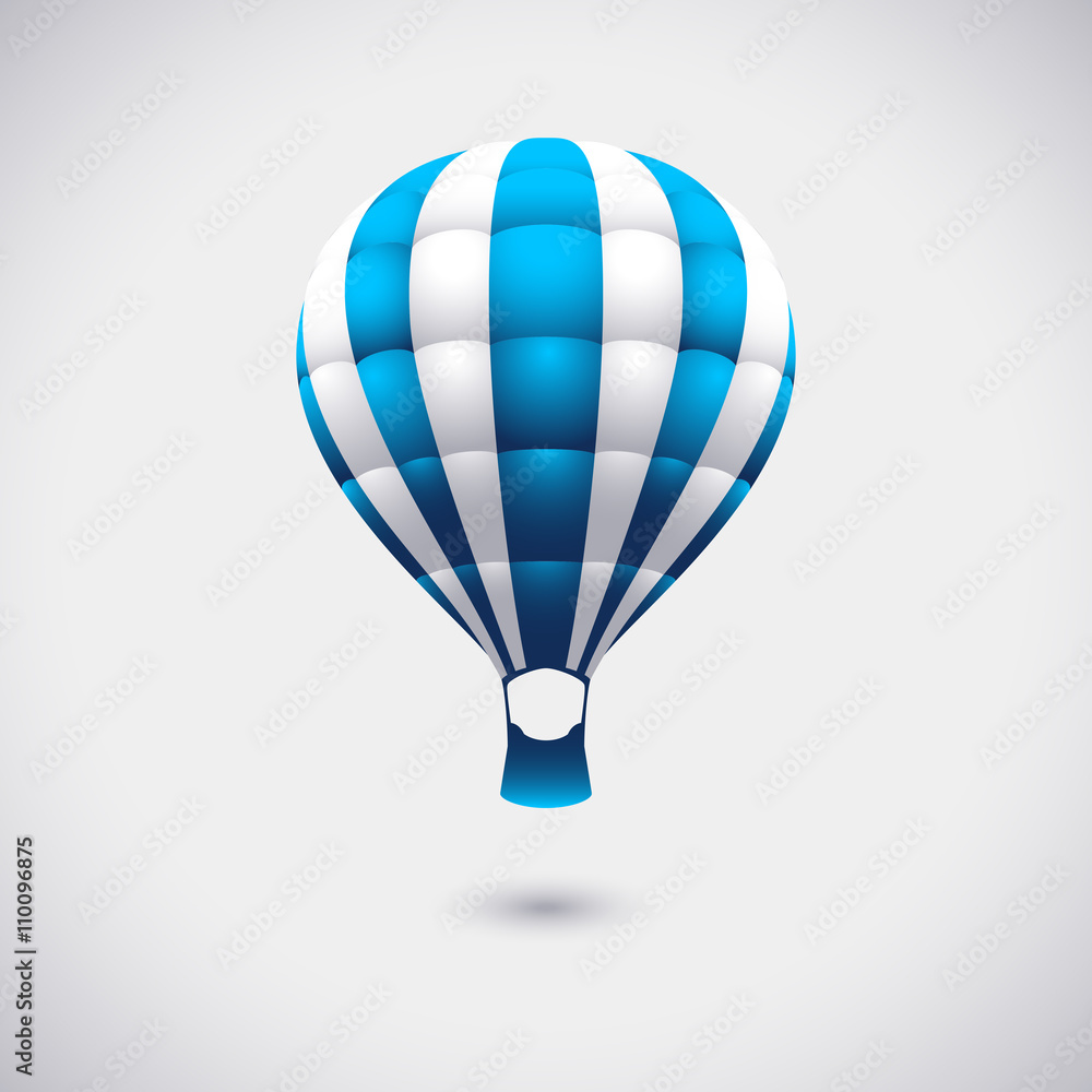 Naklejka premium Air balloon vector illustration