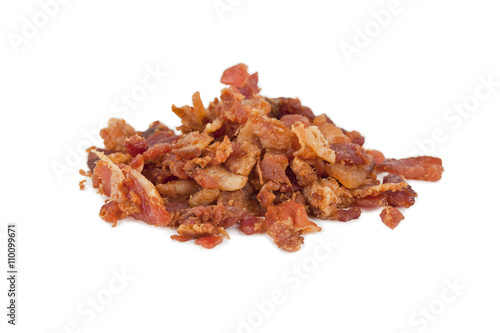 фотографія cooked bacon meat